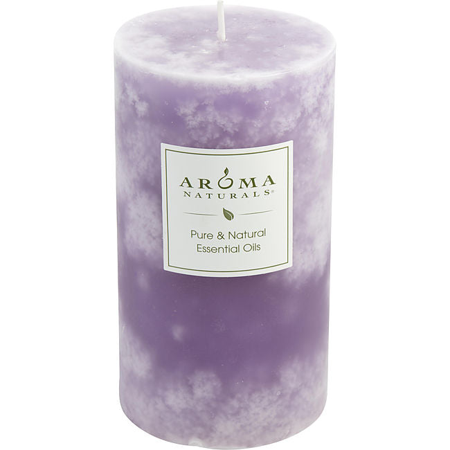 SERENITY AROMATHERAPY by Serenity Aromatherapy ONE 2.75 X 5 inch PILLAR AROMATHERAPY CANDLE.  COMBINES THE ESSENTIAL OILS OF LAVENDER AND YLANG YLANG TO ENHANCE INNER BALANCE AND WELL-BEING.  BURNS APPROX. 70 HRS. Unisex