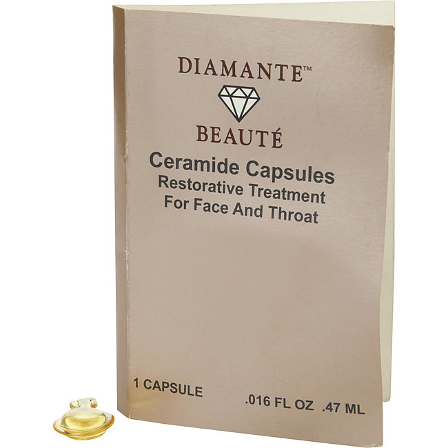 Diamante Beaute by Diamante Beaute Ceramide Restorative Treatment For Face & Throat Capsules--Sample Size For Women