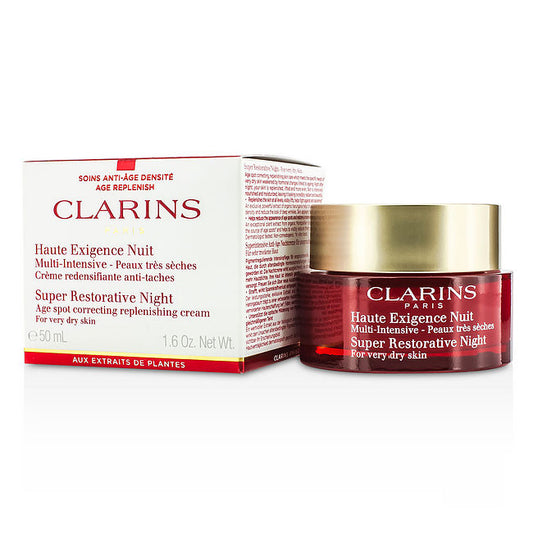 Clarins by Clarins Super Restorative Night Age Spot Correcting Replenishing Cream - For Very Dry Skin  --50ml/1.6oz For Women