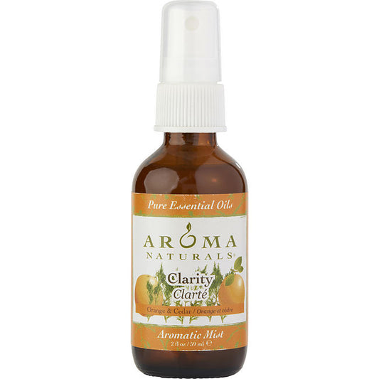 CLARITY AROMATHERAPY by CLARITY AROMATHERAPY AROMATIC MIST SPRAY 2 OZ.  THE ESSENTIAL OIL OF ORANGE AND CEDAR IS REJUVINATING AND REDUCES ANXIETY. Unisex