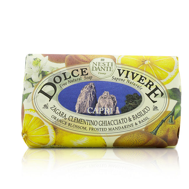 Nesti Dante by Nesti Dante Dolce Vivere Fine Natural Soap - Capri - Orange Blossom, Frosted Mandarine & Basil  --250g/8.8oz For Women