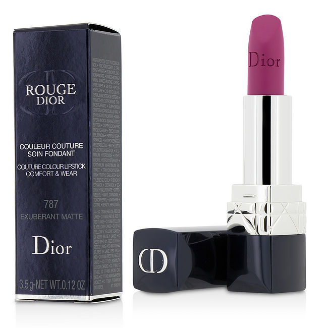 CHRISTIAN DIOR by Christian Dior Rouge Dior Couture Colour Comfort & Wear Matte Lipstick - # 787 Exuberant Matte  --3.5g/0.12oz For Women