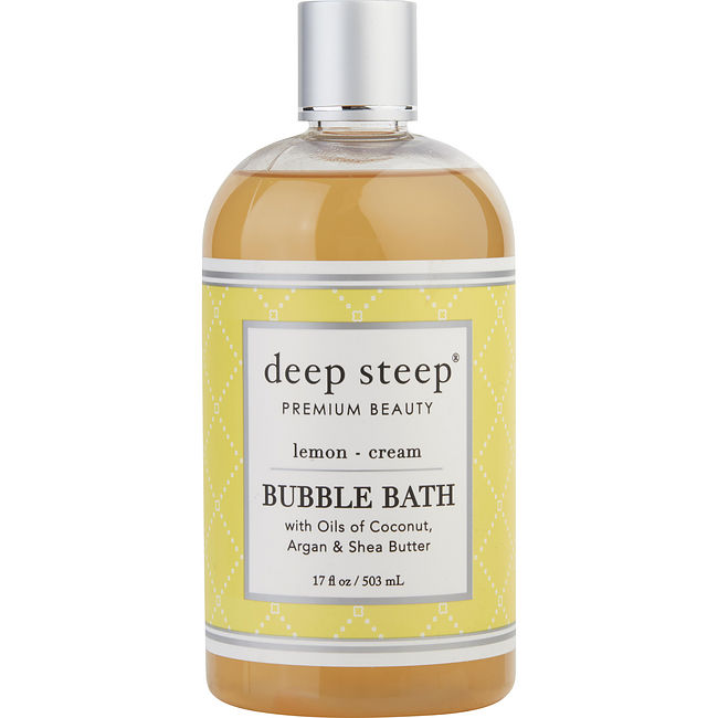 DEEP STEEP by Deep Steep LEMON CREAM BUBBLE BATH 17 OZ Unisex