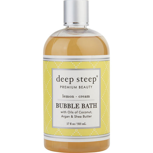 DEEP STEEP by Deep Steep LEMON CREAM BUBBLE BATH 17 OZ Unisex