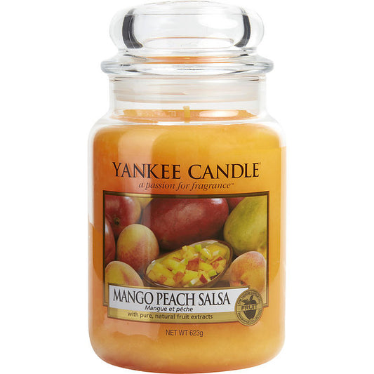 YANKEE CANDLE by Yankee Candle MANGO PEACH SALSA SCENTED LARGE JAR 22 OZ Unisex