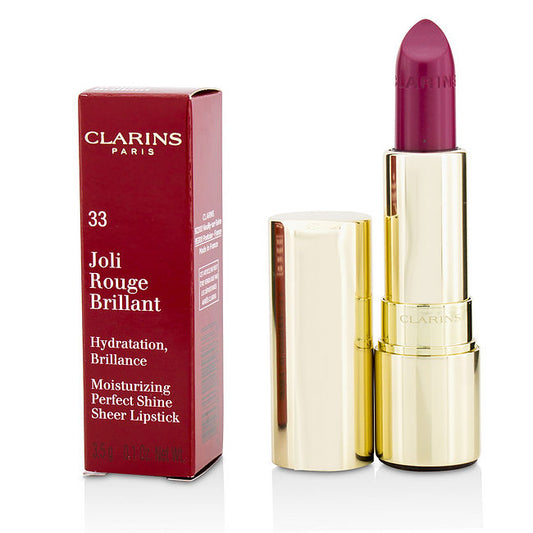 Clarins by Clarins Joli Rouge Brillant (Moisturizing Perfect Shine Sheer Lipstick) - # 33 Soft Plum  --3.5g/0.1oz For Women