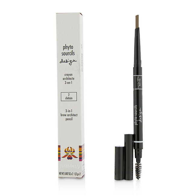 Sisley by Sisley Phyto Sourcils Design 3 In 1 Brow Architect Pencil - # 2 Chatain  --2x0.2g/0.007oz For Women