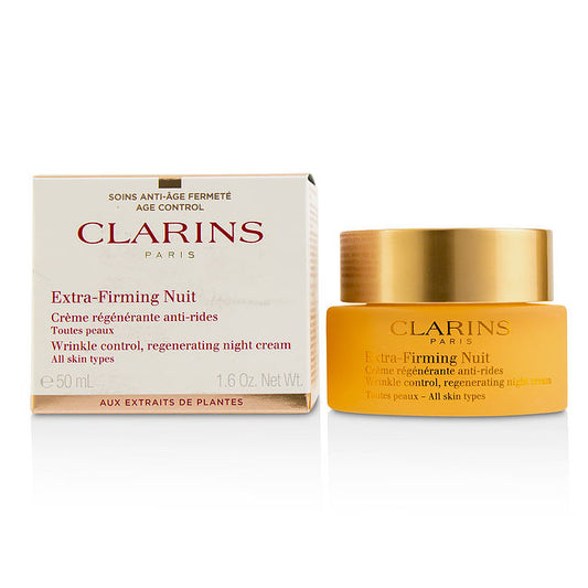 Clarins by Clarins Extra-Firming Nuit Wrinkle Control, Regenerating Night Cream - All Skin Types  --50ml/1.6oz For Women