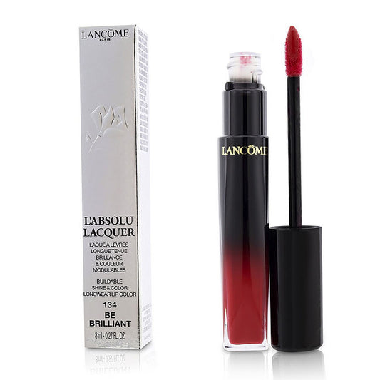 LANCOME by Lancome L'Absolu Lacquer Buildable Shine & Color Longwear Lip Color - # 134 Be Brilliant  --8ml/0.27oz For Women