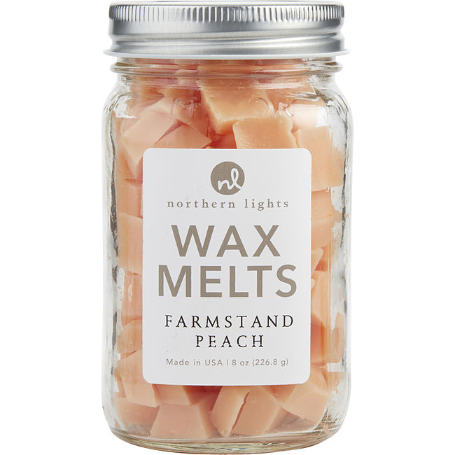 FARMSTAND PEACH SCENTED by  SIMMERING FRAGRANCE CHIPS - 8 OZ JAR CONTAINING 100 MELTS Unisex
