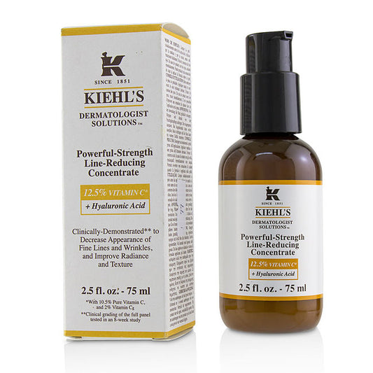 Kiehl's by Kiehl's Dermatologist Solutions Powerful-Strength Line-Reducing Concentrate (With 12.5% Vitamin C + Hyaluronic Acid)  --75ml/2.5oz For Women