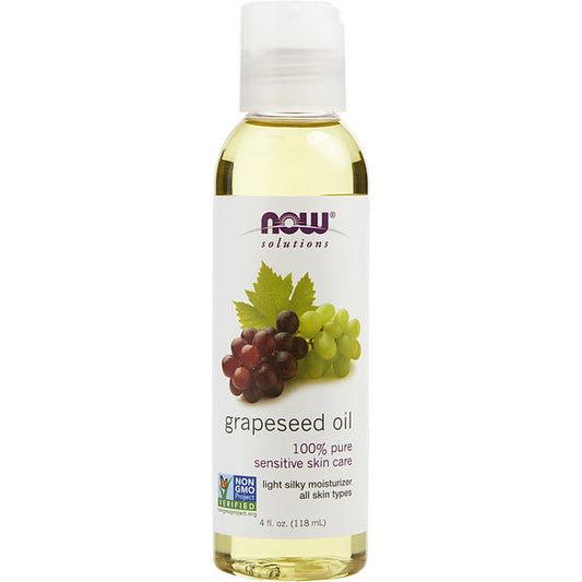 ESSENTIAL OILS NOW by NOW Essential Oils GRAPESEED OIL 100% PURE SENSITIVE SKIN CARE 4 OZ Unisex