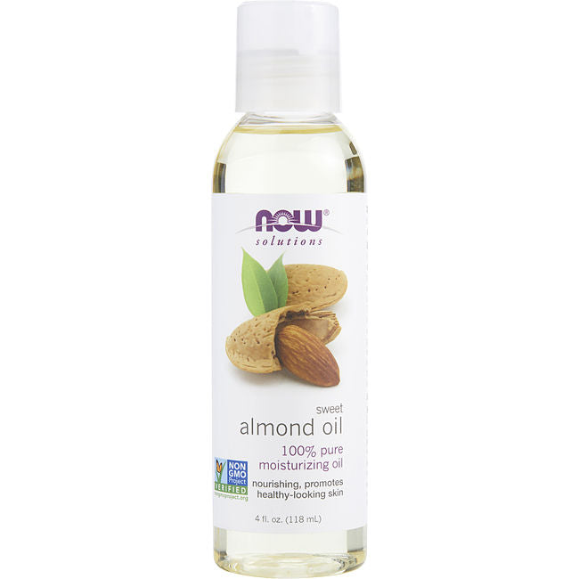 ESSENTIAL OILS NOW by NOW Essential Oils SWEET ALMOND OIL 100% MOISTURIZING SKIN CARE 4 OZ Unisex