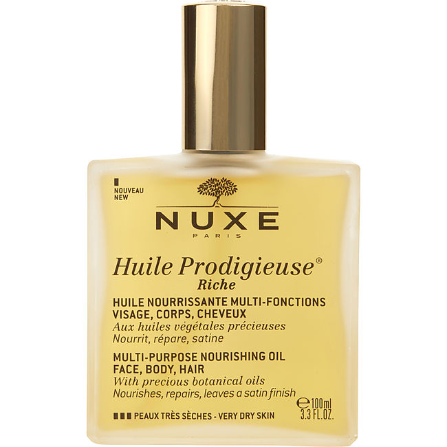 Nuxe by Nuxe Huile Prodigieuse Riche Multi-Purpose Nourishing Oil - For Very Dry Skin  --100ml/3.3oz For Women