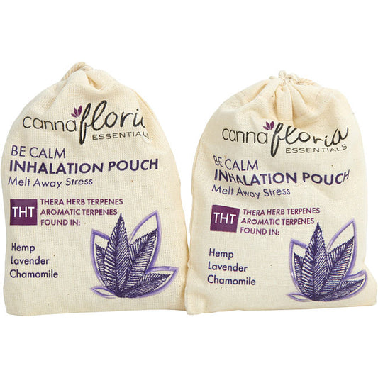 Cannafloria by Cannafloria BE CALM INHALATION POUCH 0.88 OZ BLEND OF HEMP, LAVENDER & CHAMOMILE Unisex