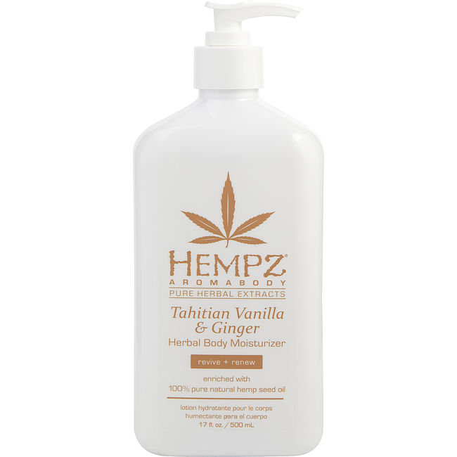 HEMPZ by Hempz AROMABODY TAHITIAN VANILLA & GINGER HERBAL BODY MOISTURIZER 17 OZ Unisex