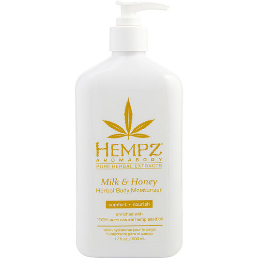 HEMPZ by Hempz AROMABODY MILK & HONEY HERBAL BODY MOISTURIZER 17 OZ Unisex