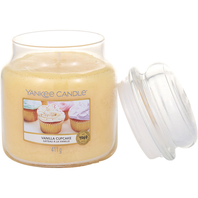 YANKEE CANDLE by Yankee Candle VANILLA CUPCAKE SCENTED MEDIUM JAR 14.5 OZ Unisex