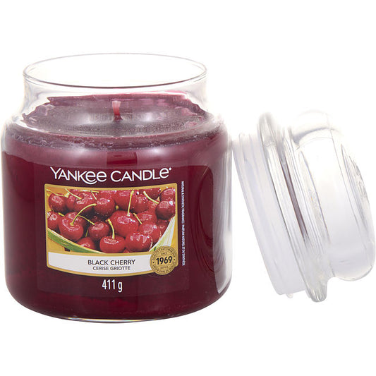 YANKEE CANDLE by Yankee Candle BLACK CHERRY SCENTED MEDIUM JAR 14.5 OZ Unisex