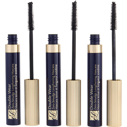 ESTEE LAUDER by Estee Lauder Double Wear Zero Smudge Lengthening Mascara Trio - # 01 Black 3x--6ml/0.24oz For Women