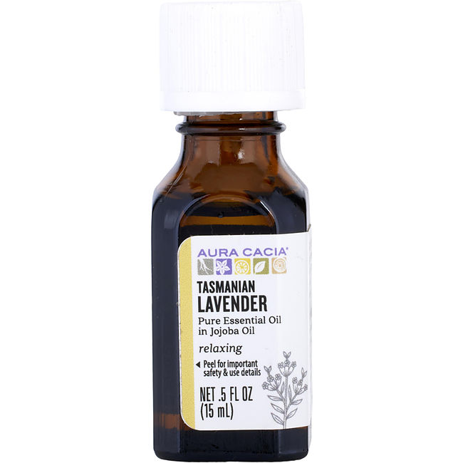 ESSENTIAL OILS AURA CACIA by Aura Cacia TASMANIA LAVENDER IN JOJOBA OIL 0.5 OZ Unisex