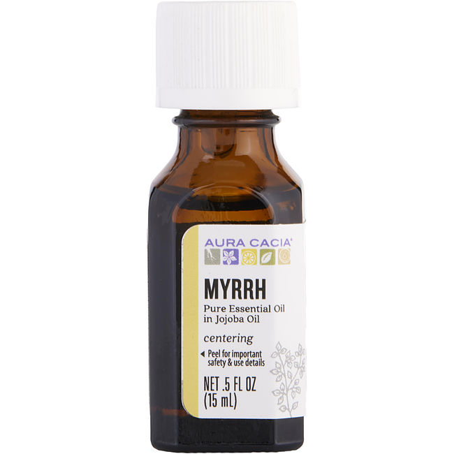 ESSENTIAL OILS AURA CACIA by Aura Cacia MYRRH IN JOJOBA OIL 0.5 OZ Unisex