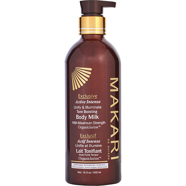 Makari by Makari de Suisse Exclusive Active Intense Unify & Illuminate Tone Boosting Body Milk --496ml/16.8oz For Women