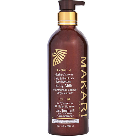 Makari by Makari de Suisse Exclusive Active Intense Unify & Illuminate Tone Boosting Body Milk --496ml/16.8oz For Women