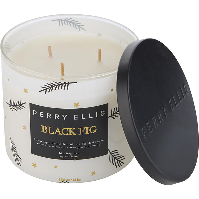 PERRY ELLIS BLACK FIG by Perry Ellis SCENTED CANDLE 14.5 OZ Unisex