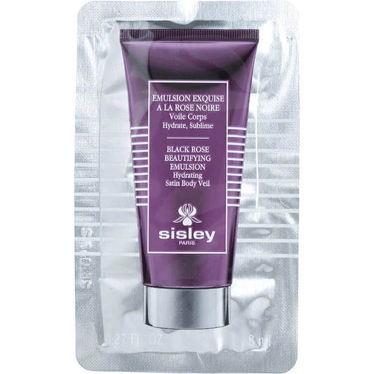 Sisley by Sisley Black Rose Beautifying Emulsion - Hydrating Satin Body Veil Sachet Sample --8ml/0.27oz For Women