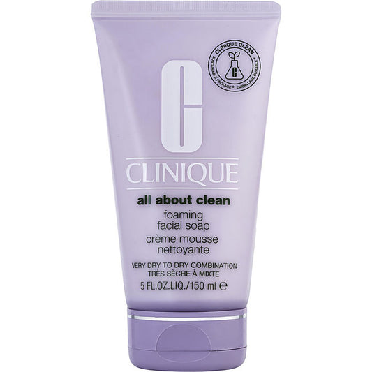 CLINIQUE by Clinique All About Clean Foaming Facial Soap ( Very Dry to Dry Combination ) --150ml/5oz For Women