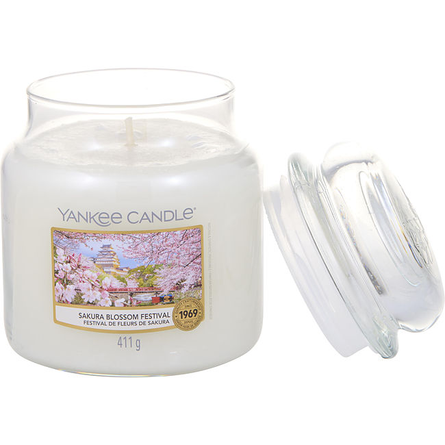 YANKEE CANDLE by Yankee Candle SAKURA BLOSSOM FESTIVAL SCENTED MEDIUM JAR 14.5 OZ Unisex