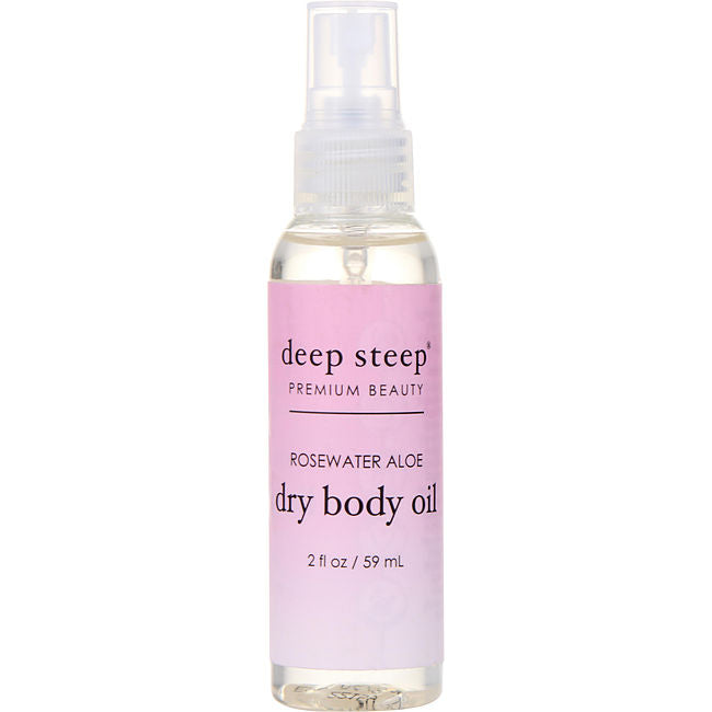 DEEP STEEP by Deep Steep ROSEWATER & ALOE DRY BODY OIL 2 OZ Unisex